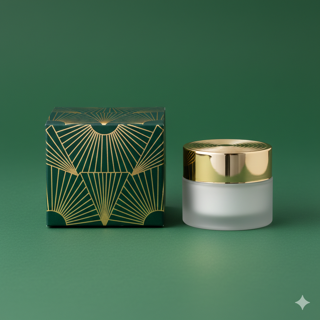 Foiling Printied Face Cream box